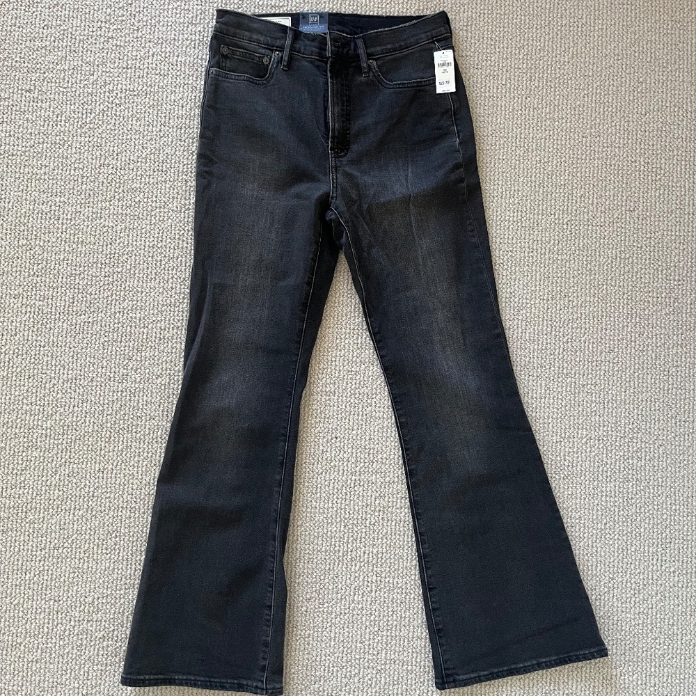Gap high rise flare jeans